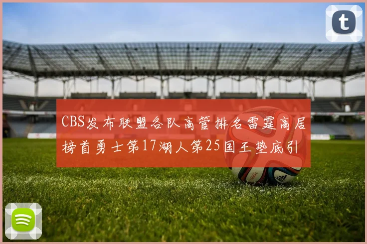 CBS发布联盟各队高管排名雷霆高居榜首勇士第17湖人第25国王垫底引发热议