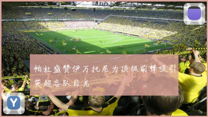 帕杜盛赞伊万托尼为顶级前锋吸引英超各队目光